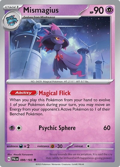 SV02: Paldea Evolved (PAL) - Mismagius - 088/193