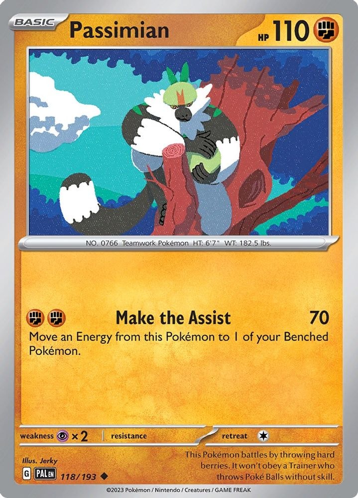 SV02: Paldea Evolved (PAL) - Passimian (#118/193, Uncommon) ()