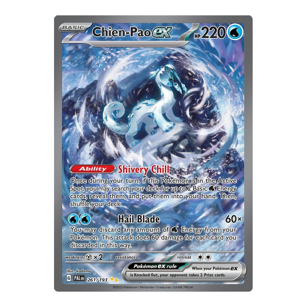 SV02: Paldea Evolved (PAL) - Chien Pao ex 261 193 (#261/193) (Near Mint)