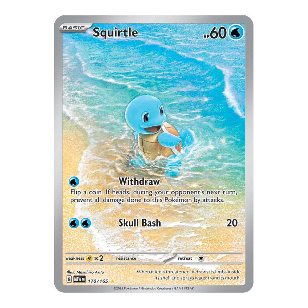 SV: Scarlet & Violet 151 (MEW) - Squirtle 170 165 (#170/165) (Near Mint)