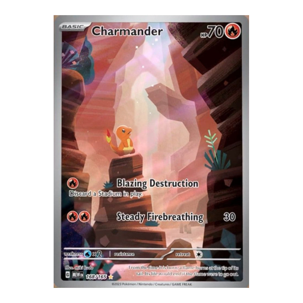 SV: Scarlet & Violet 151 (MEW) - Charmander 168 165 (#168/165) (Lightly Played)