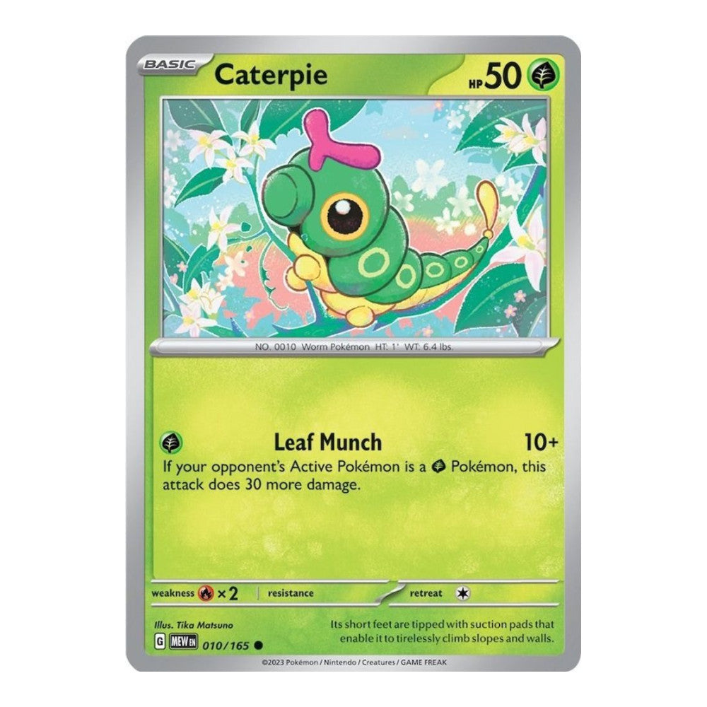 SV: Scarlet & Violet 151 (MEW) - Caterpie 010 165 (#010/165)