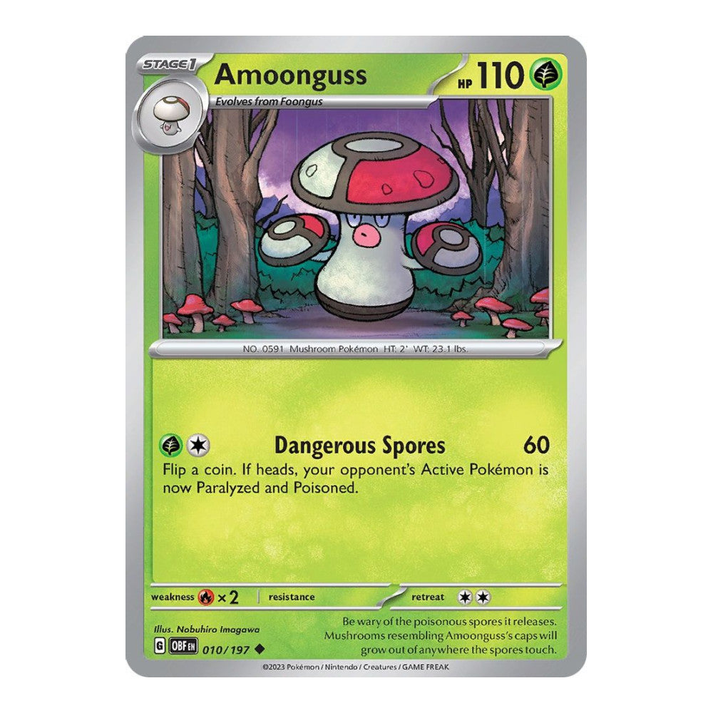 SV03: Obsidian Flames (OBF) - Amoonguss (#010/197) (Near Mint)