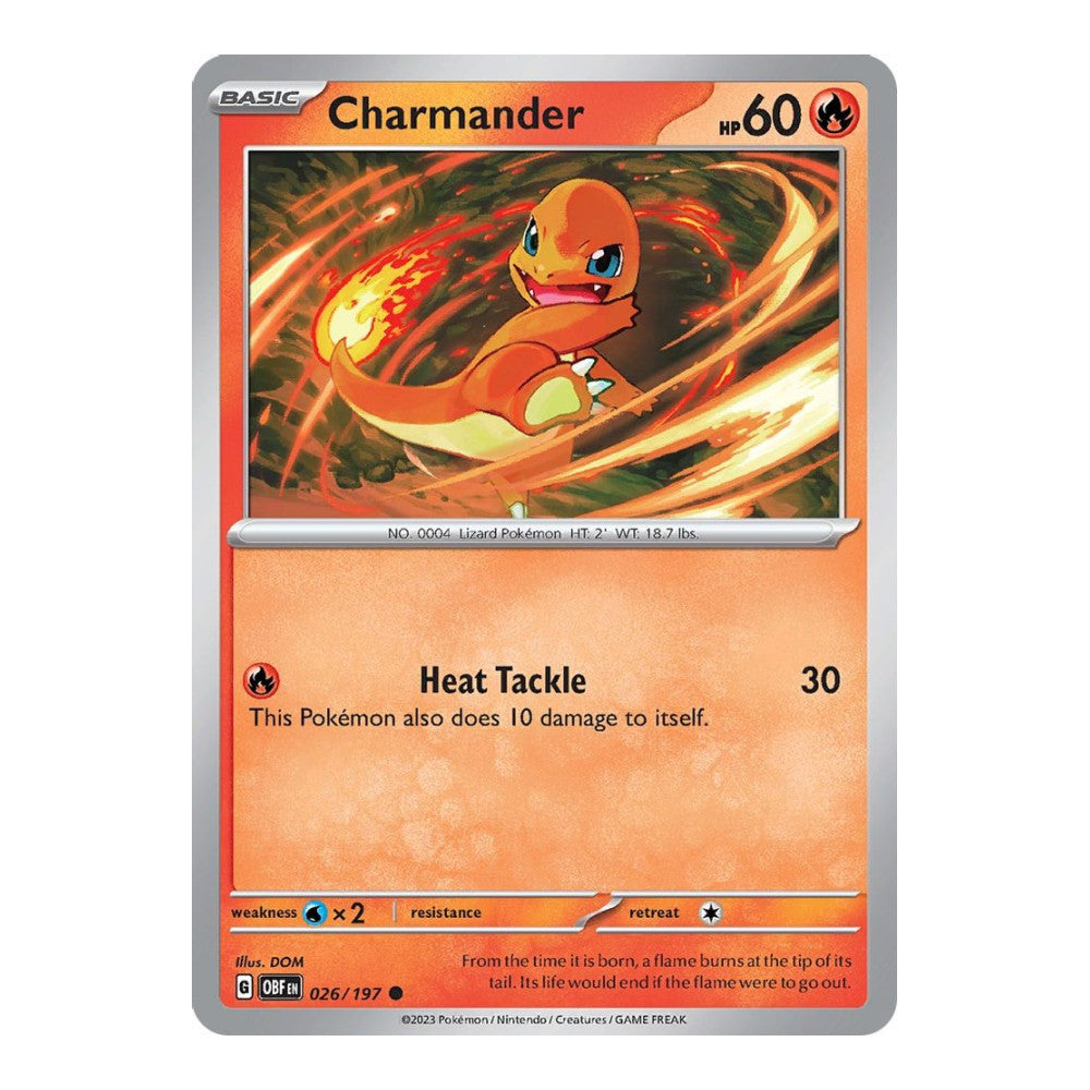 SV03: Obsidian Flames (OBF) - Charmander (#026/197) (Near Mint)