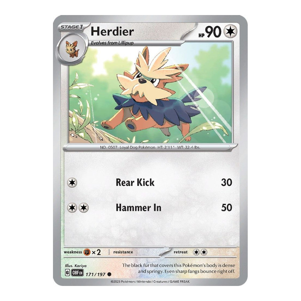 SV03: Obsidian Flames (OBF) - Herdier (#171/197) (Near Mint)