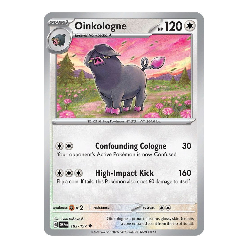 SV03: Obsidian Flames (OBF) - Oinkologne 183 197 (#183/197) (Near Mint)