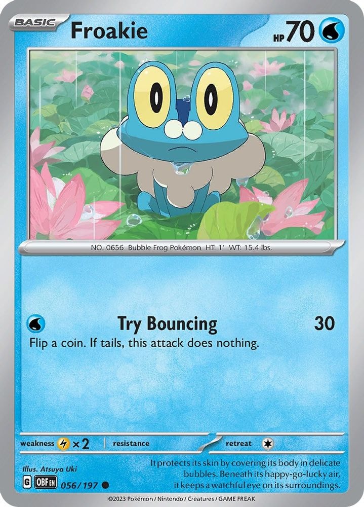 SV03: Obsidian Flames (OBF) - Froakie (#056/197, Common) ()