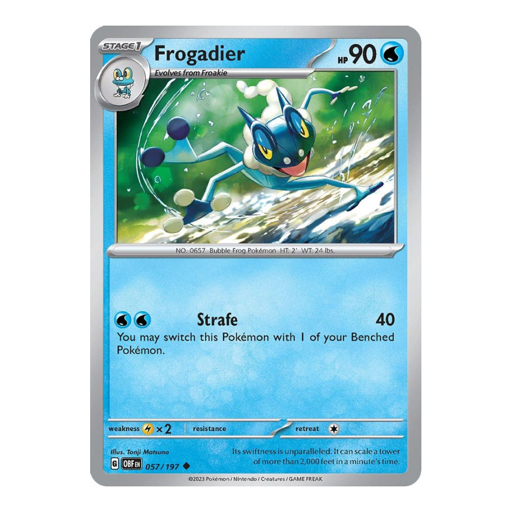 SV03: Obsidian Flames (OBF) - Frogadier (#057/197) (Near Mint)