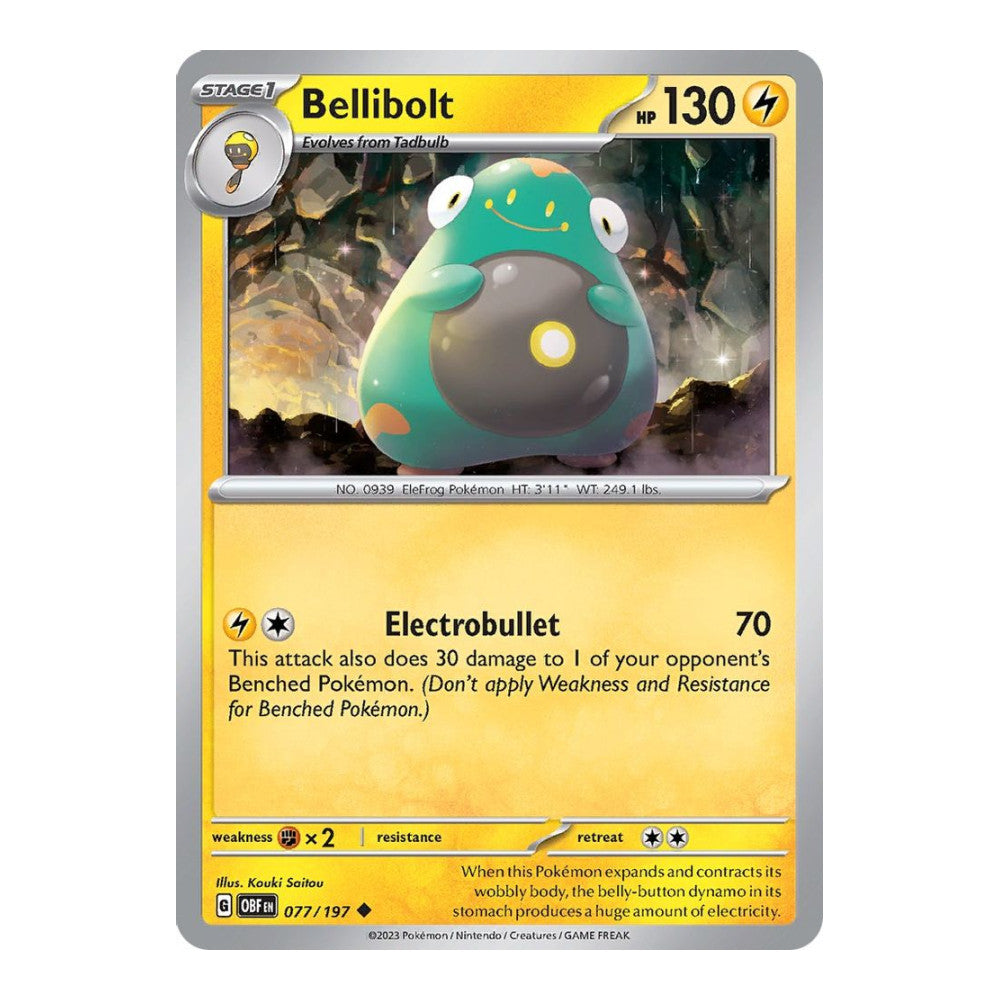 SV03: Obsidian Flames (OBF) - Bellibolt 077 197 (#077/197) (Near Mint)
