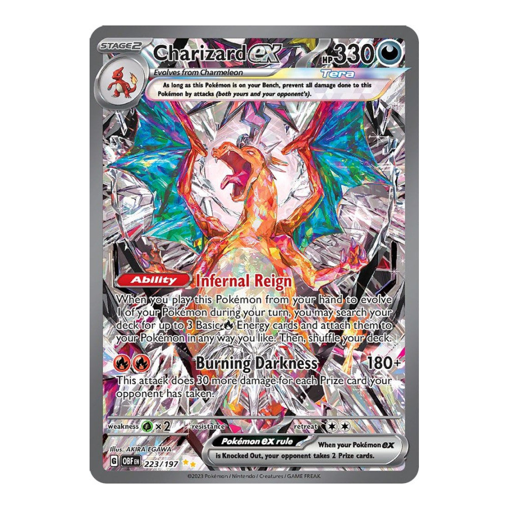 SV03: Obsidian Flames (OBF) - Charizard ex 223 197 (#223/197) (Lightly Played)