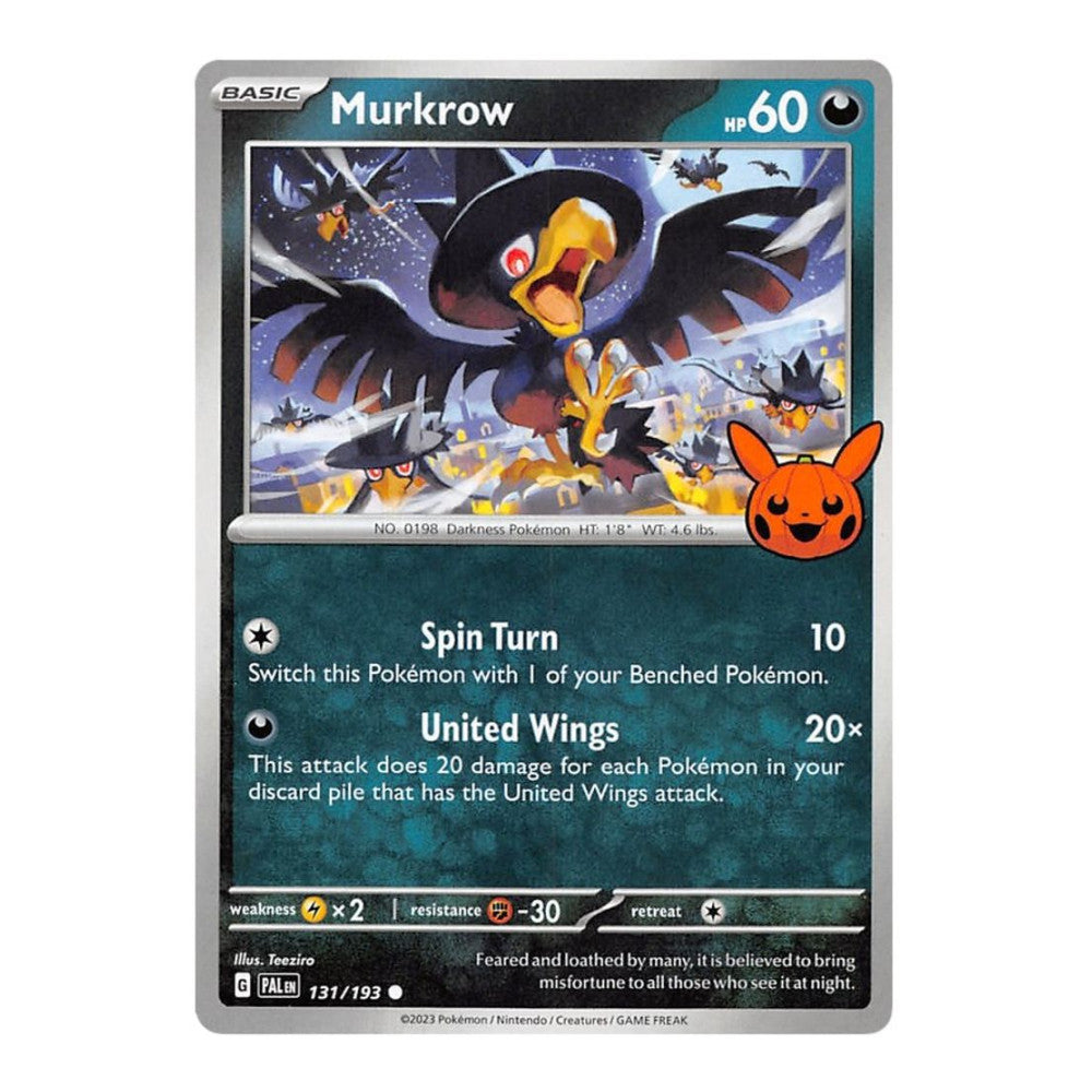 Trick or Trade BOOster Bundle 2023 (TTBB23) - Murkrow (#131/193) (Near Mint)
