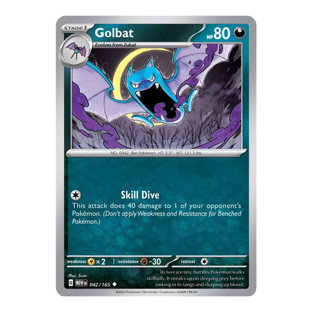 SV: Scarlet & Violet 151 (MEW) - Golbat (#042/165)