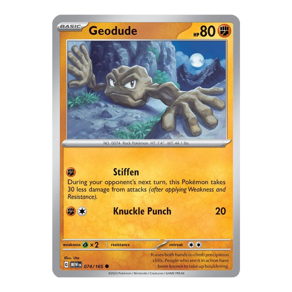 SV: Scarlet & Violet 151 (MEW) - Geodude (#074/165)