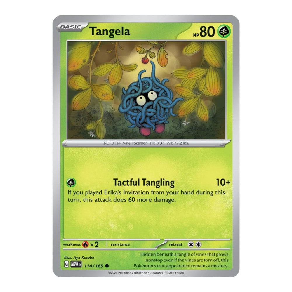 SV: Scarlet & Violet 151 (MEW) - Tangela 114 165 (#114/165)