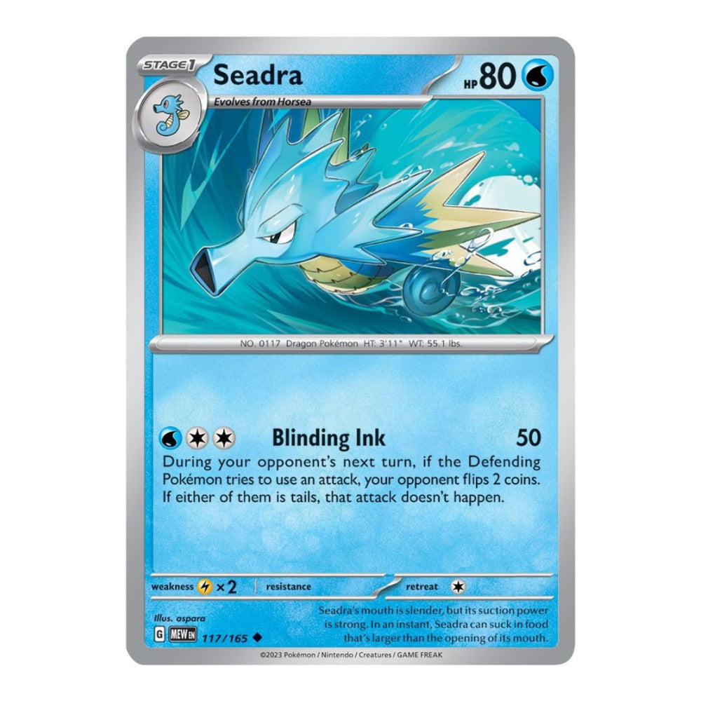 SV: Scarlet & Violet 151 (MEW) - Seadra (#117/165)