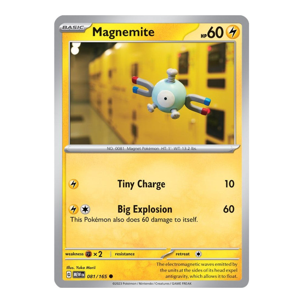 SV: Scarlet & Violet 151 (MEW) - Magnemite (#081/165)