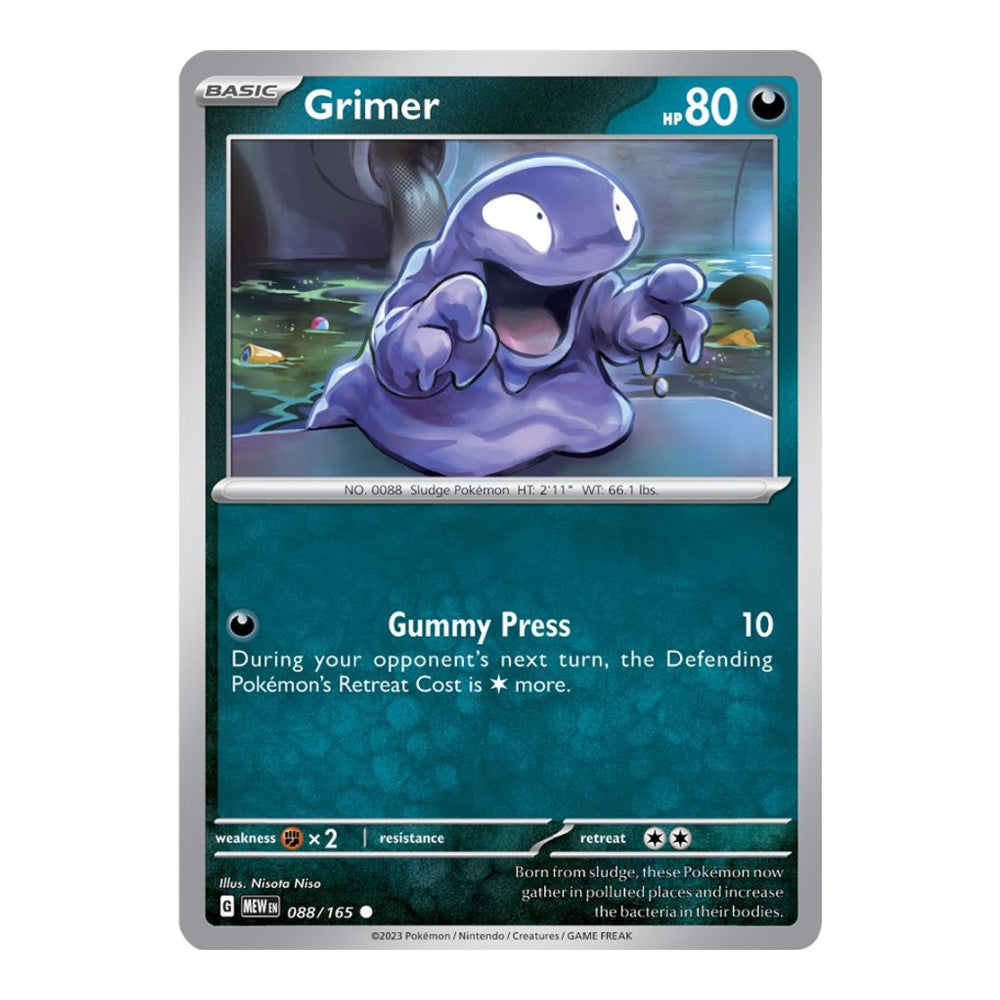 SV: Scarlet & Violet 151 (MEW) - Grimer (#088/165)