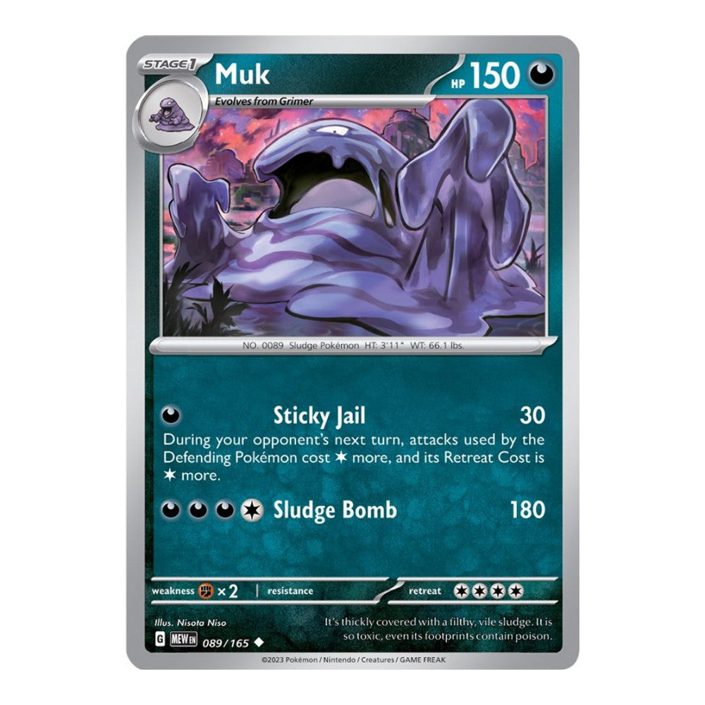SV: Scarlet & Violet 151 (MEW) - Muk (#089/165)