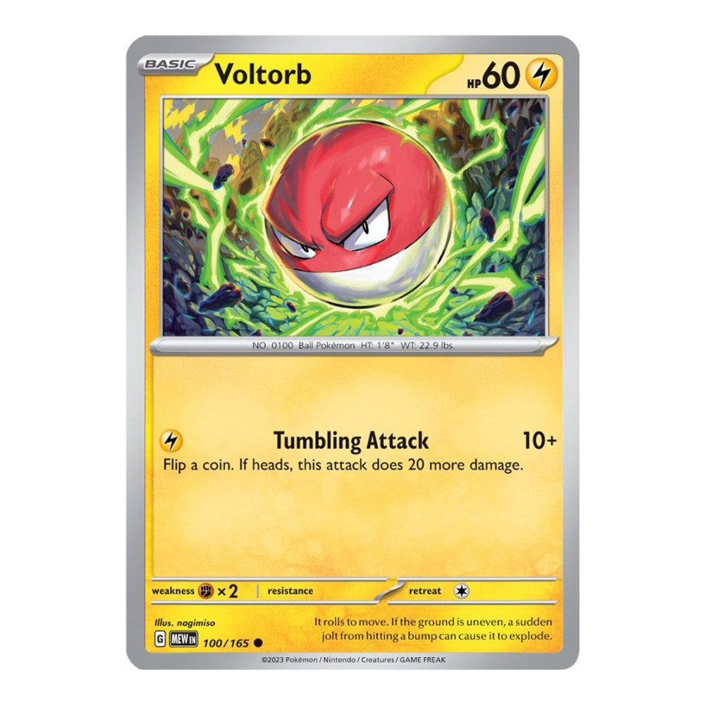 SV: Scarlet & Violet 151 (MEW) - Voltorb (#100/165)