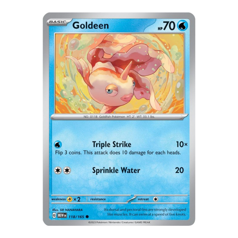 SV: Scarlet & Violet 151 (MEW) - Goldeen (#118/165)