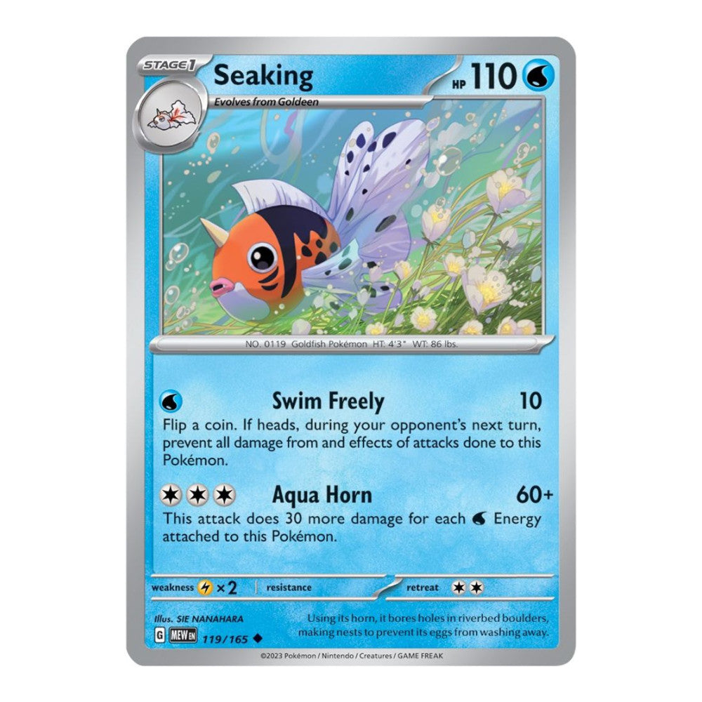 SV: Scarlet & Violet 151 (MEW) - Seaking (#119/165) (Near Mint)