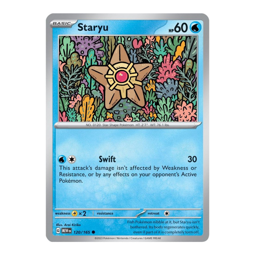 SV: Scarlet & Violet 151 (MEW) - Staryu (#120/165)