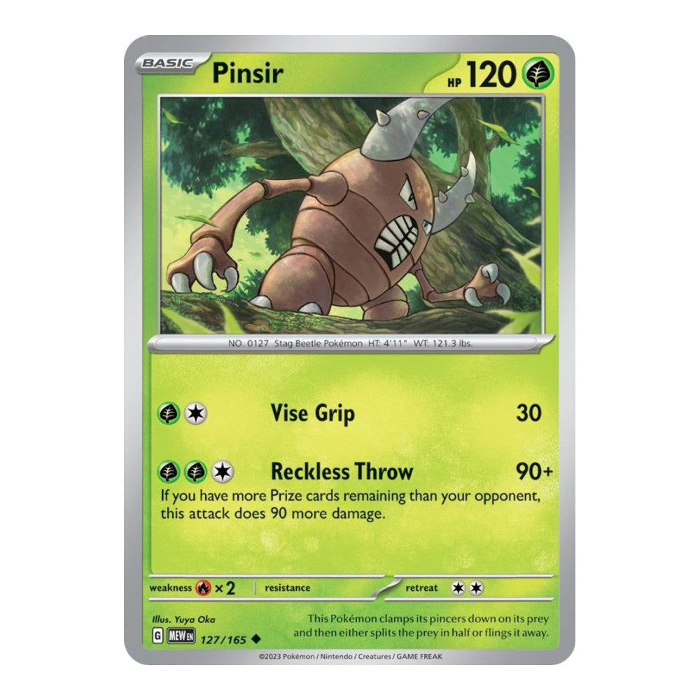 SV: Scarlet & Violet 151 (MEW) - Pinsir (#127/165)