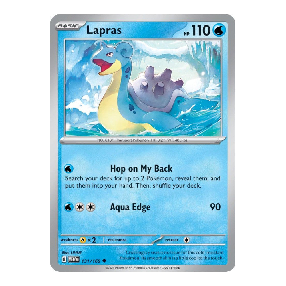 SV: Scarlet & Violet 151 (MEW) - Lapras (#131/165)