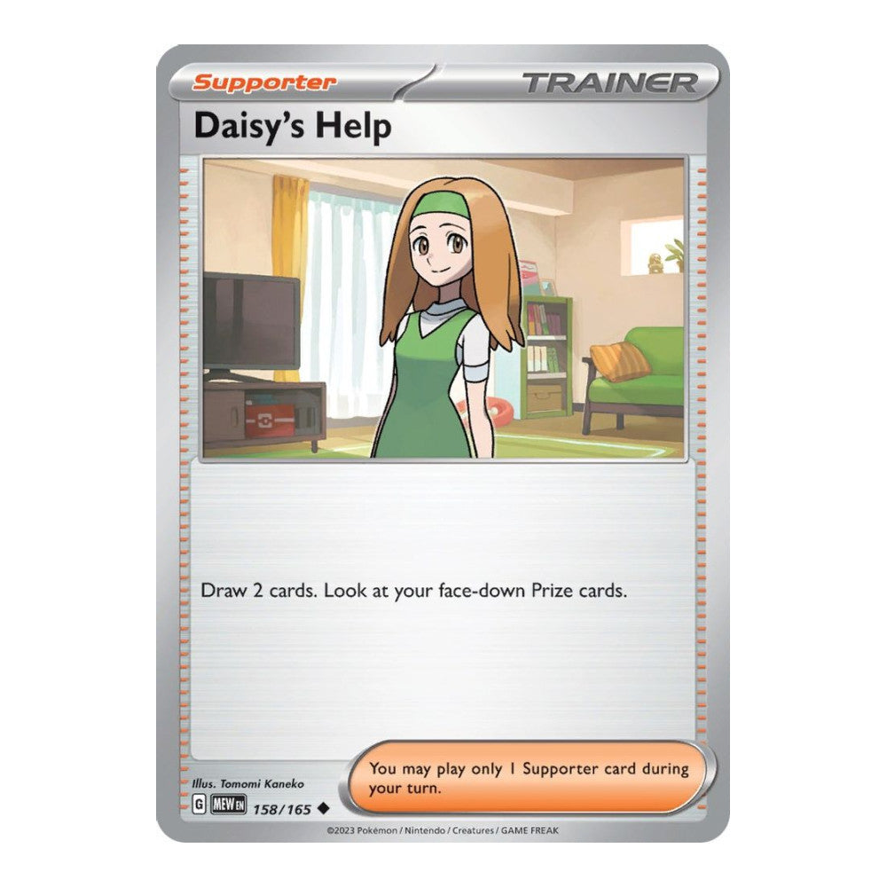 SV: Scarlet & Violet 151 (MEW) - Daisys Help 158 165 (#158/165) (Near Mint)