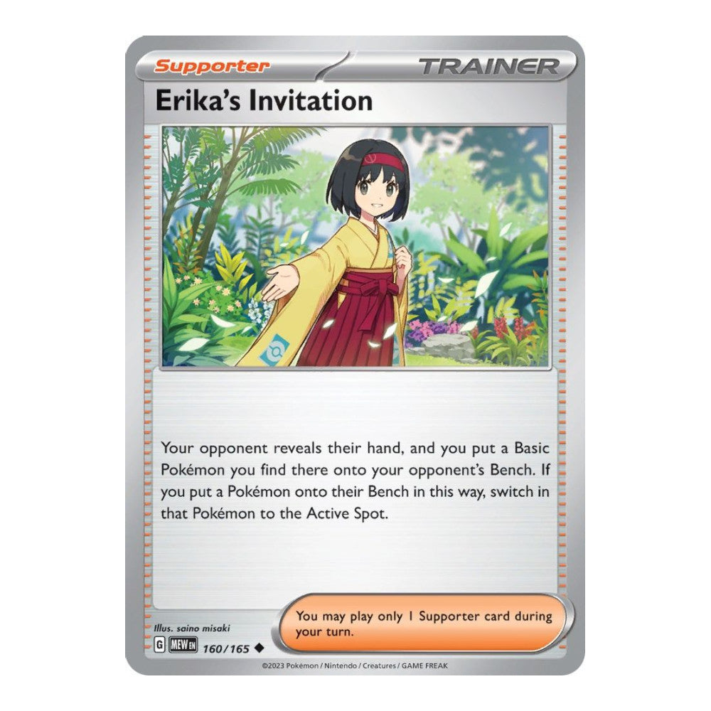 SV: Scarlet & Violet 151 (MEW) - Erikas Invitation 160 165 (#160/165)