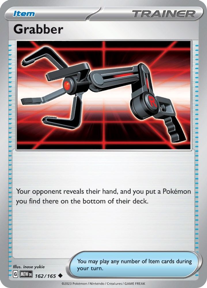 SV: Scarlet & Violet 151 (MEW) - Grabber (#162/165, Uncommon) ()