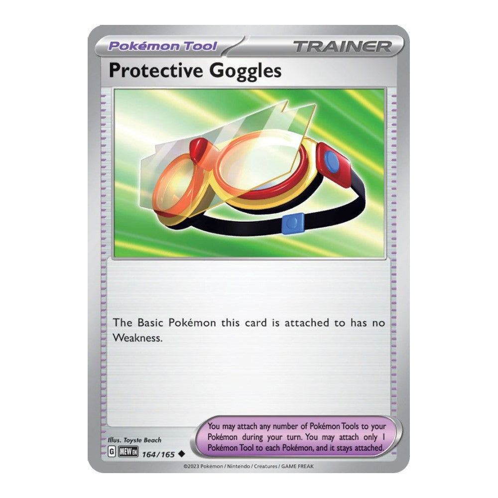 SV: Scarlet & Violet 151 (MEW) - Protective Goggles (#164/165)