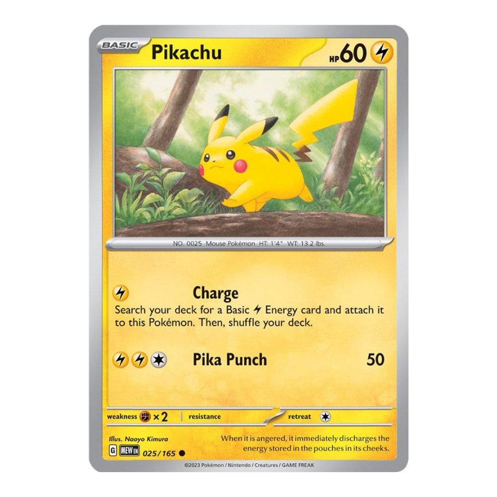 SV: Scarlet & Violet 151 (MEW) - Pikachu 025 165 (#025/165)