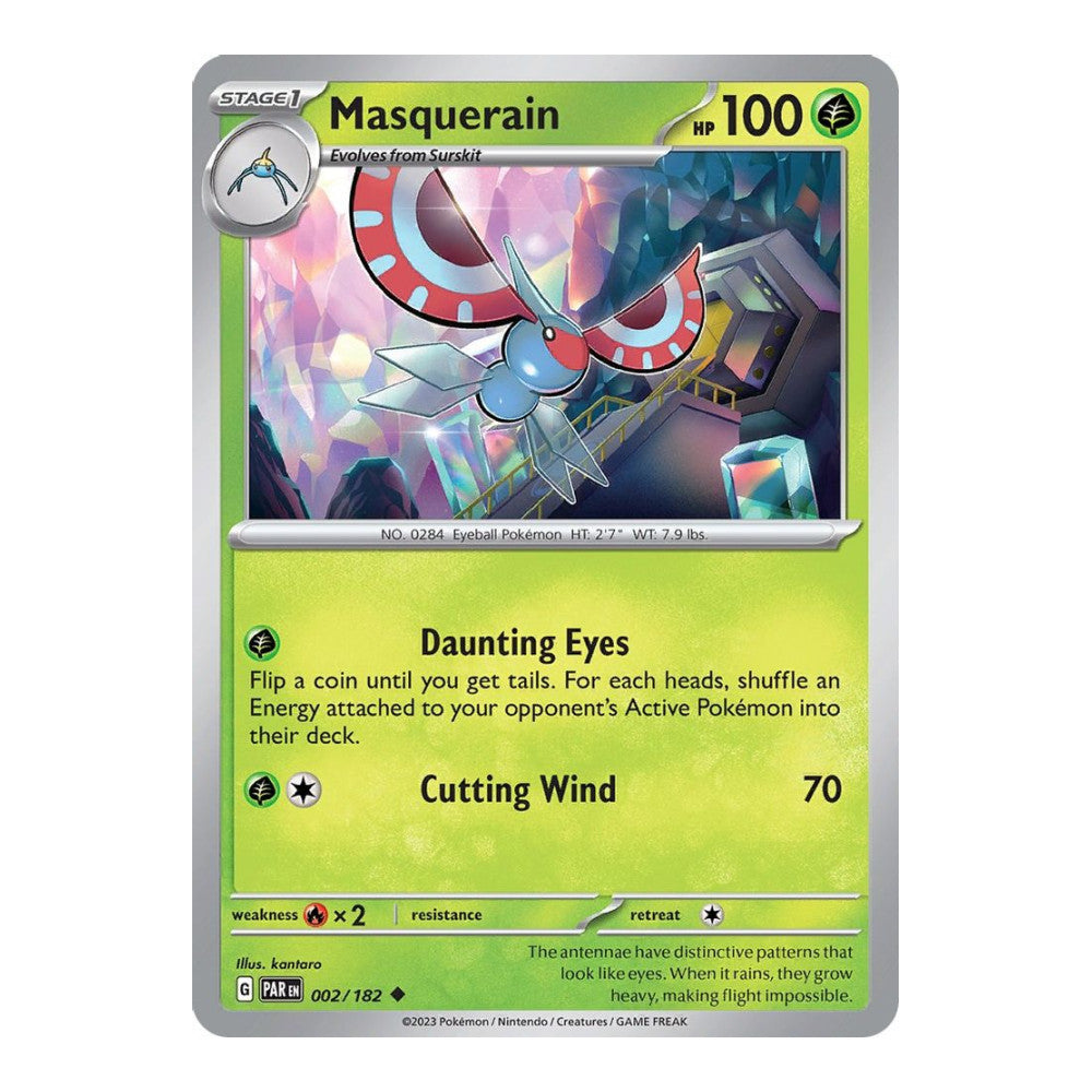 SV04: Paradox Rift (PAR) - Masquerain (#002/182) (Near Mint)