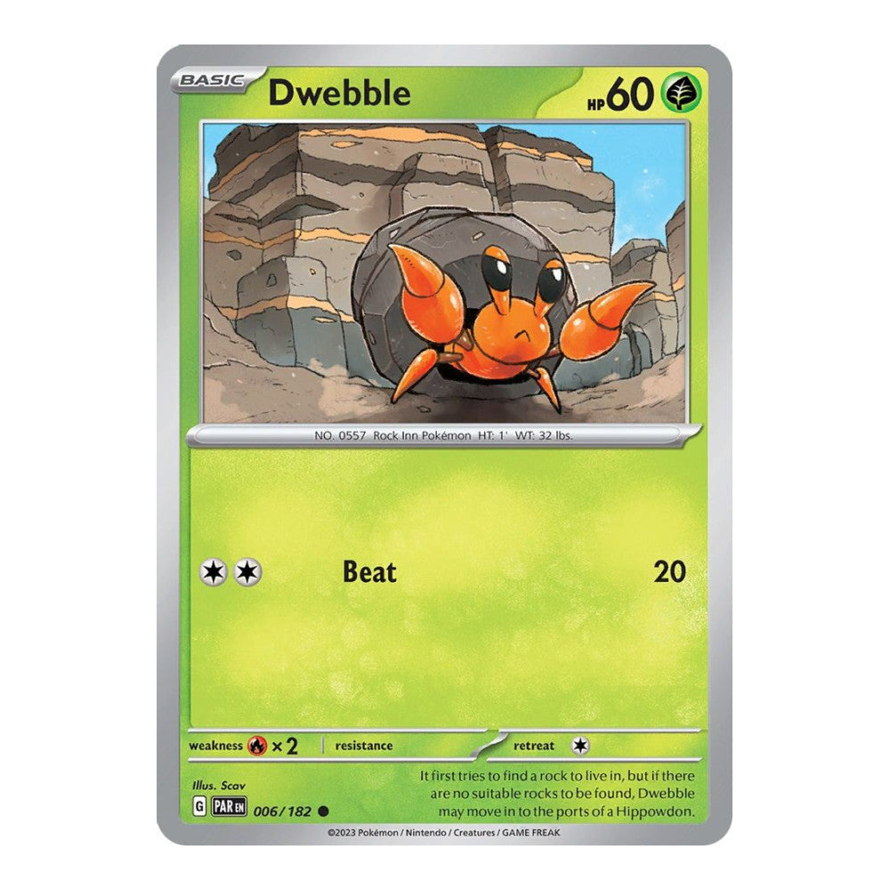 SV04: Paradox Rift (PAR) - Dwebble (#006/182) (Near Mint)