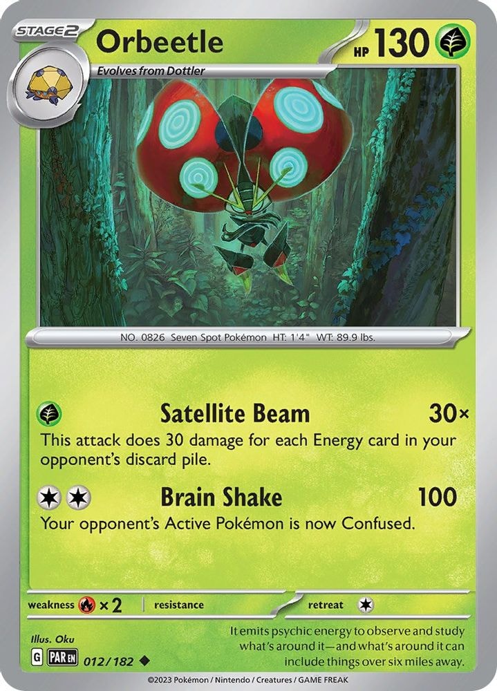 SV04: Paradox Rift (PAR) - Orbeetle (#012/182, Uncommon) ()