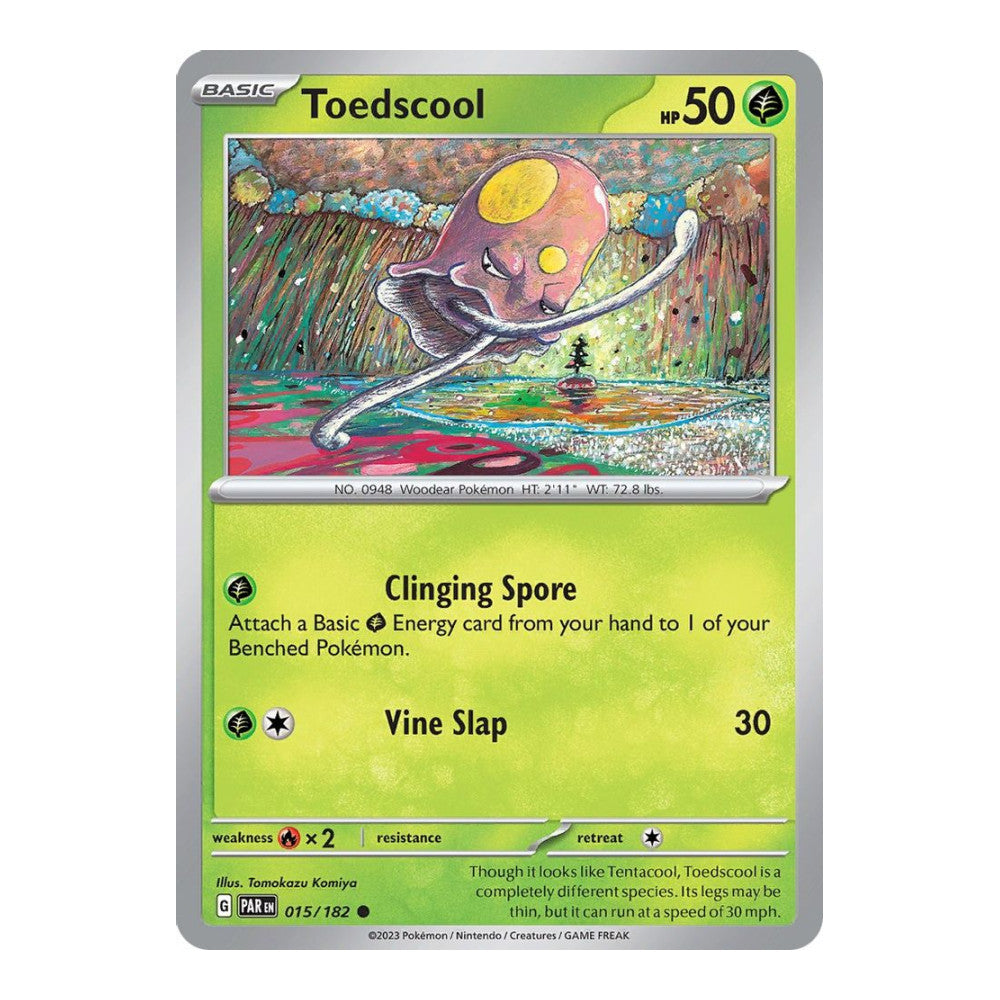 SV04: Paradox Rift (PAR) - Toedscool 015 182 (#015/182) (Near Mint)