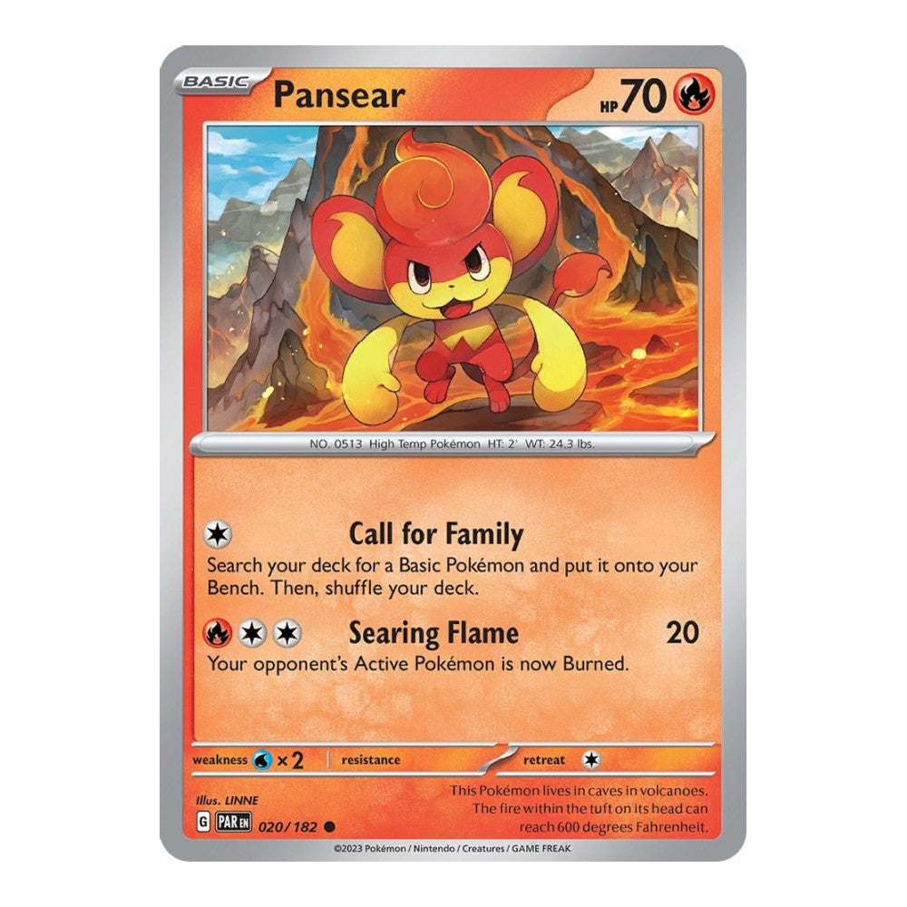 SV04: Paradox Rift (PAR) - Pansear (#020/182) (Near Mint)