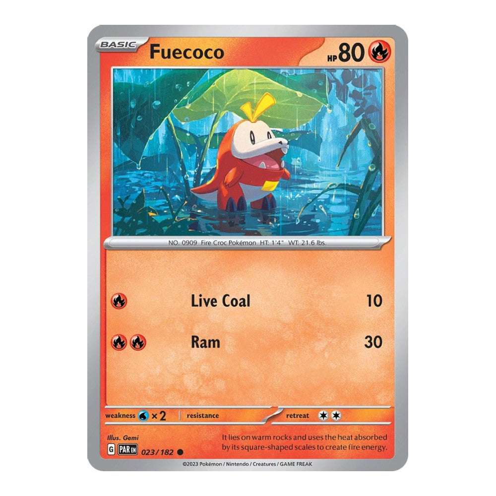 SV04: Paradox Rift (PAR) - Fuecoco (#023/182) (Near Mint)