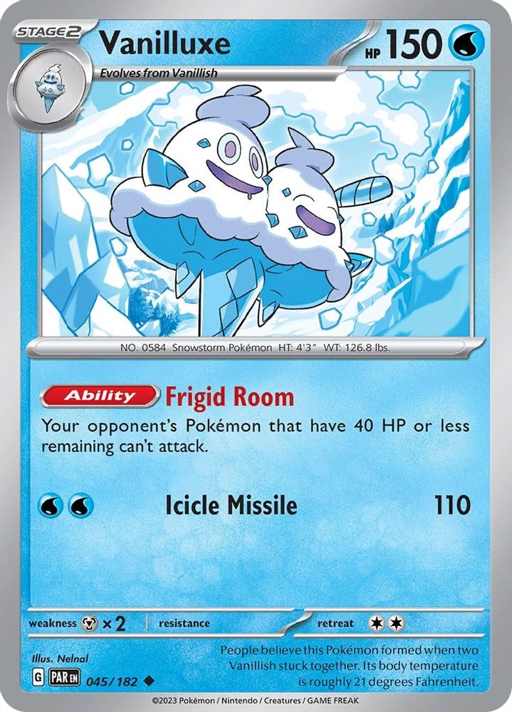 SV04: Paradox Rift (PAR) - Vanilluxe (#045/182, Uncommon) ()