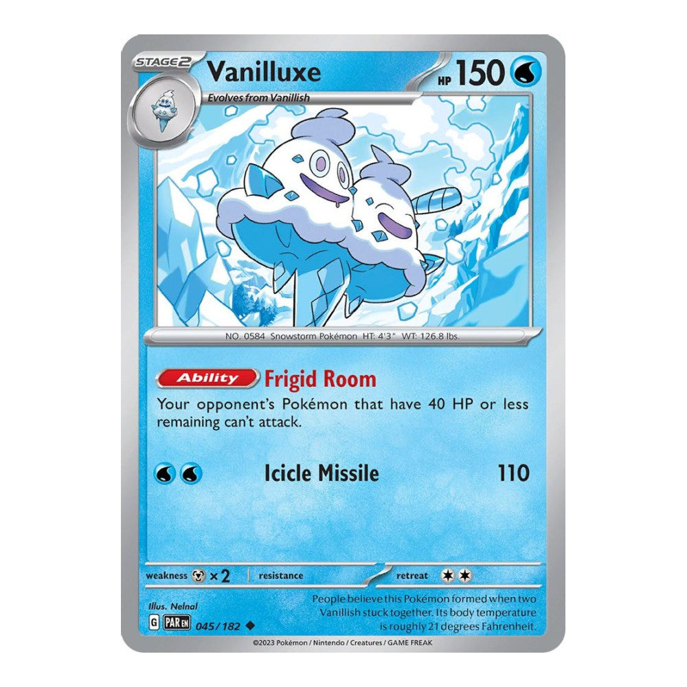 SV04: Paradox Rift (PAR) - Vanilluxe (#045/182) (Near Mint)
