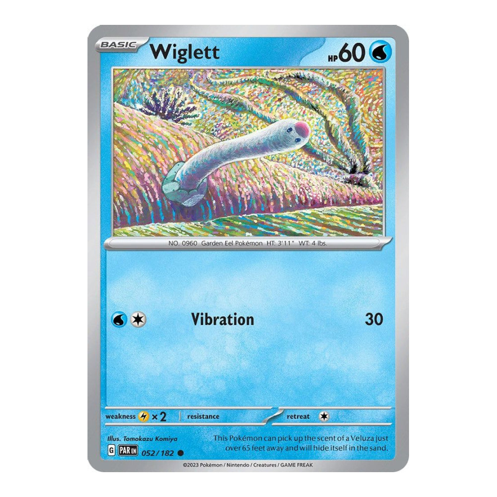 SV04: Paradox Rift (PAR) - Wiglett - 052/182 (#052/182) (Near Mint)