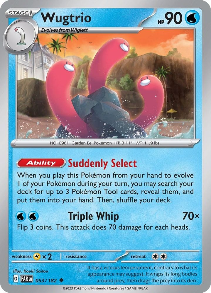 SV04: Paradox Rift (PAR) - Wugtrio (#053/182, Uncommon) ()