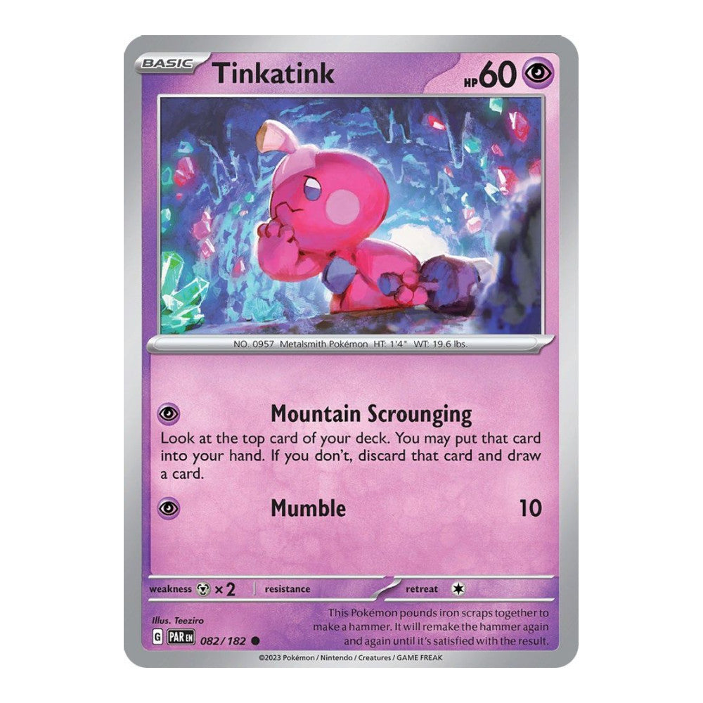 SV04: Paradox Rift (PAR) - Tinkatink 082 182 (#082/182) (Near Mint)