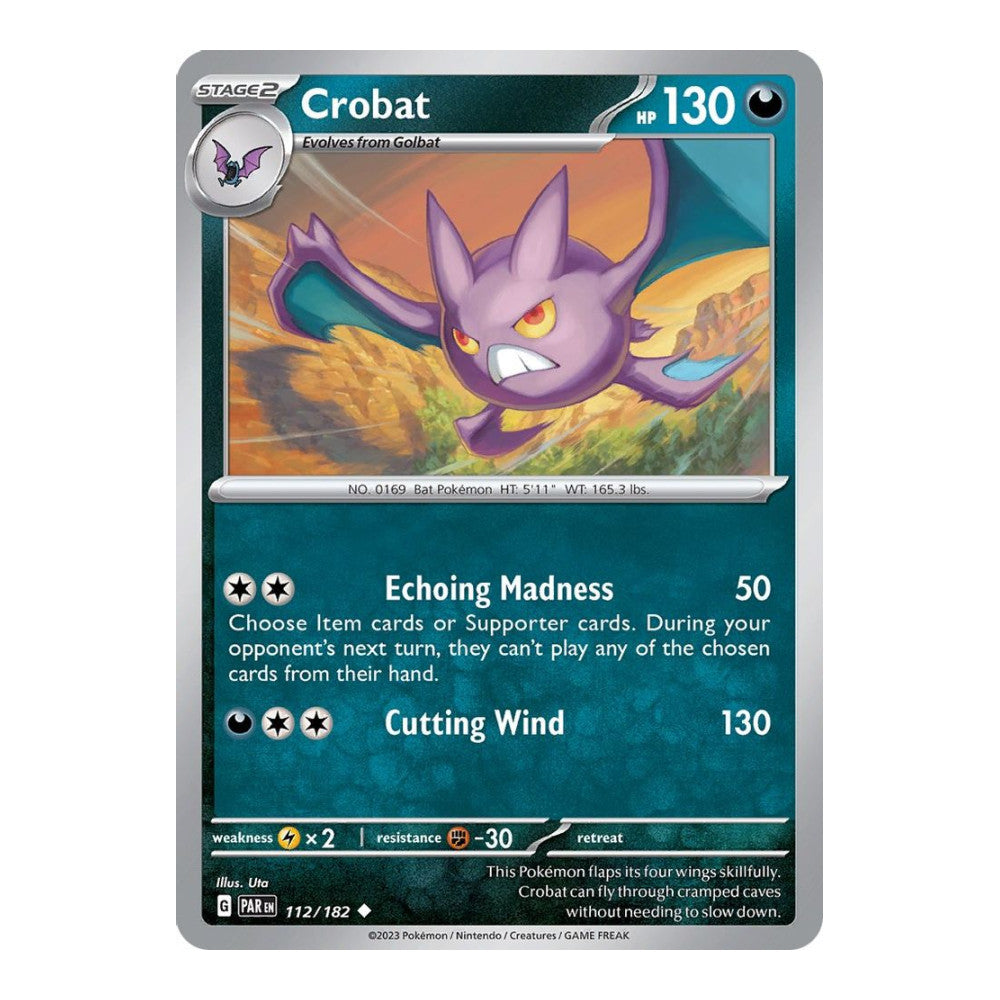 SV04: Paradox Rift (PAR) - Crobat (#112/182) (Near Mint)