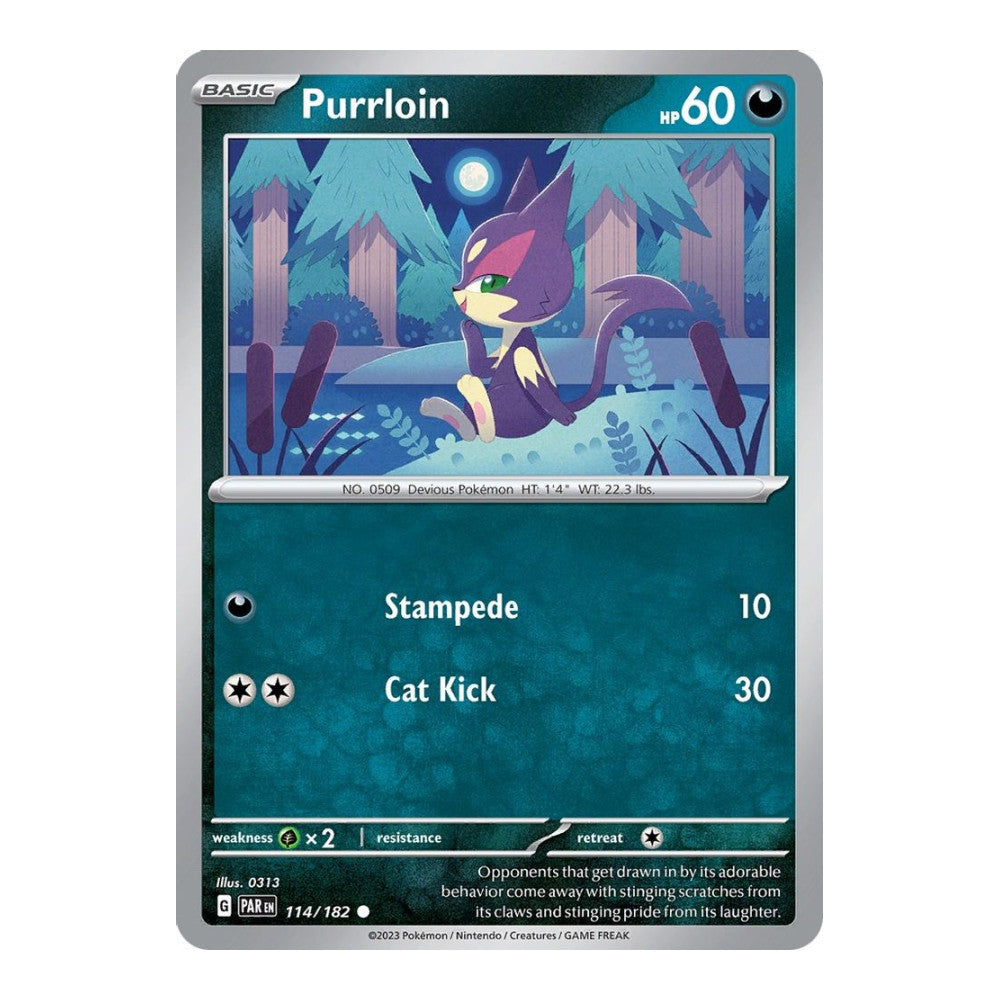 SV04: Paradox Rift (PAR) - Purrloin (#114/182) (Near Mint)