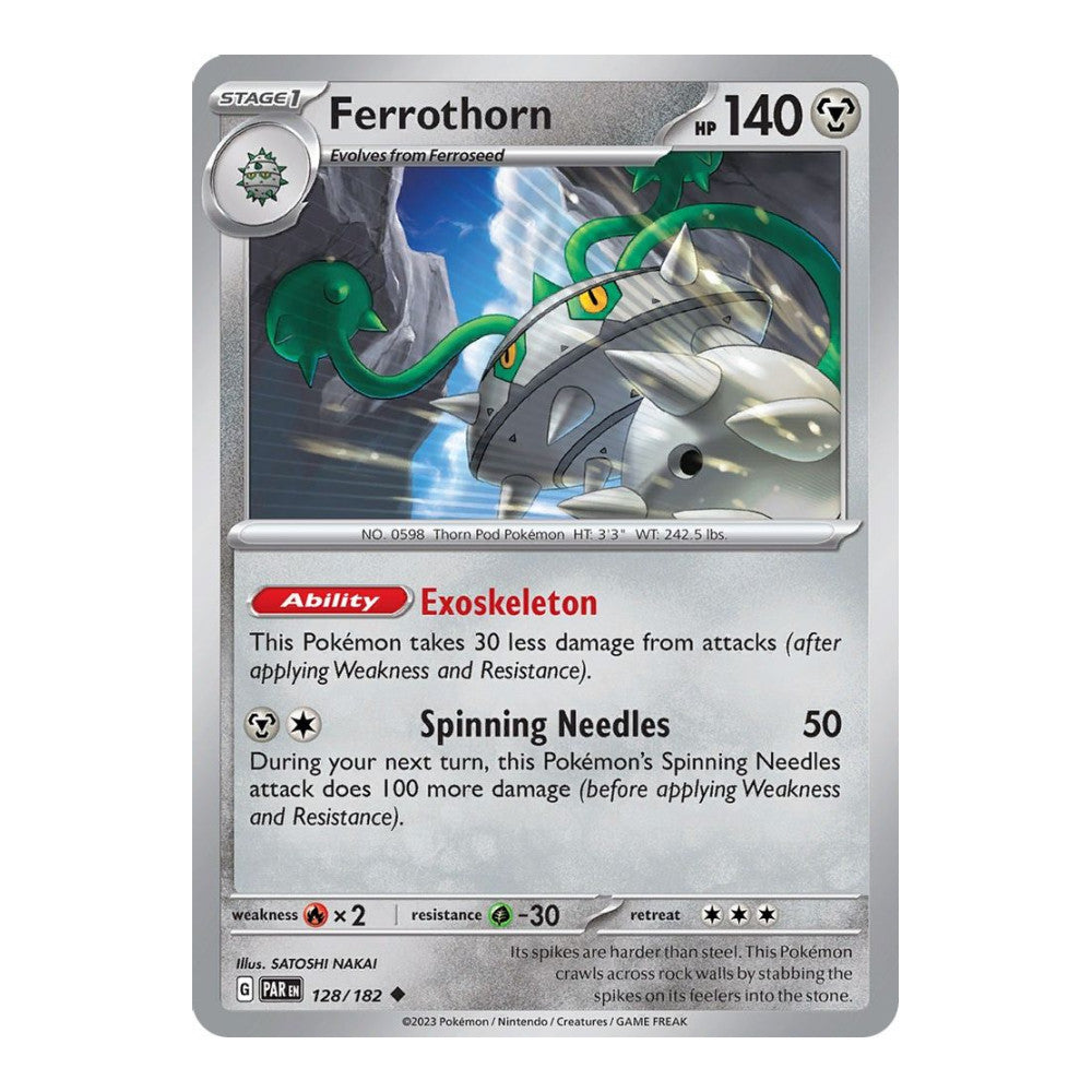 SV04: Paradox Rift (PAR) - Ferrothorn 128 182 (#128/182) (Near Mint)