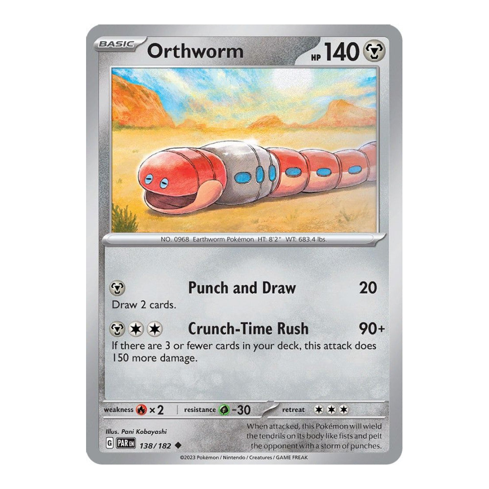 SV04: Paradox Rift (PAR) - Orthworm (#138/182) (Near Mint)