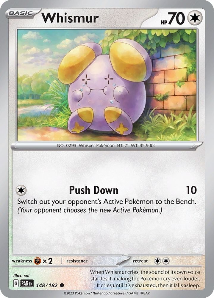 SV04: Paradox Rift (PAR) - Whismur (#148/182, Common)