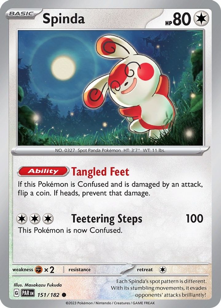 SV04: Paradox Rift (PAR) - Spinda (#151/182, Common)